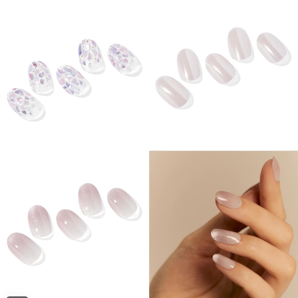*NEW* Ohora Semi Cured Gel Nail
Strips. x3 set.